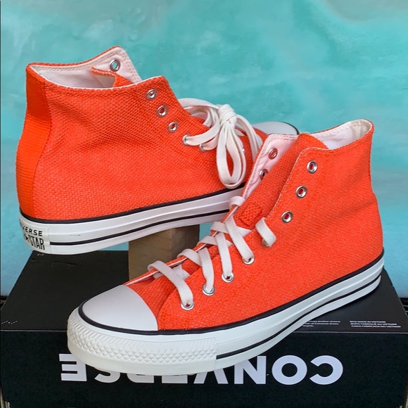 CONVERSE CTAS HI BOLD MANDARIN/FUEL ORANGE MEN’S - Picture 5 of 16